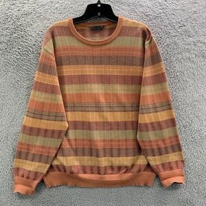 DALMINE Uomo Sweater Mens Size 52 Pullover Sweatshirt Orange*